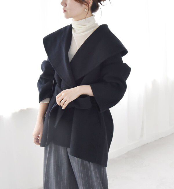 quaranciel「quaranciel: リバー ケープ ショート コート 25AW」|その他|