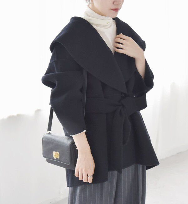 quaranciel「quaranciel: リバー ケープ ショート コート 25AW」|その他|