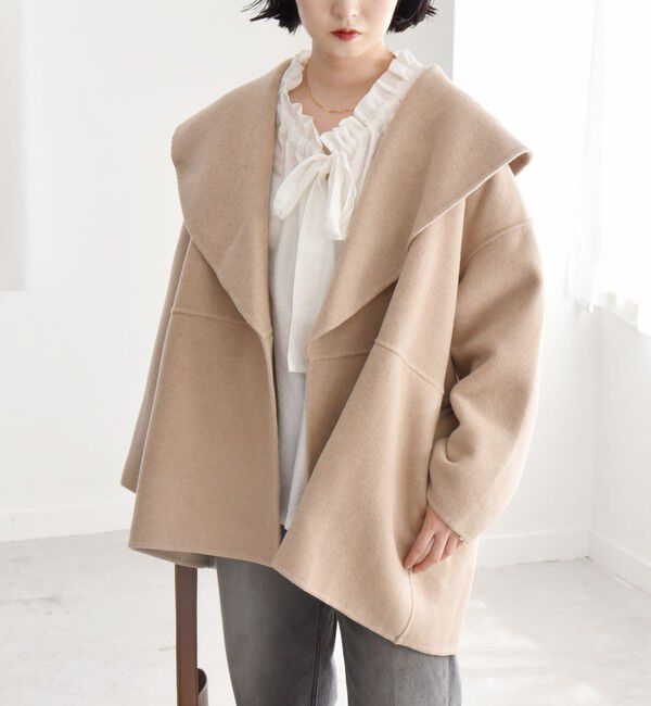 quaranciel「quaranciel: リバー ケープ ショート コート 25AW」|その他|