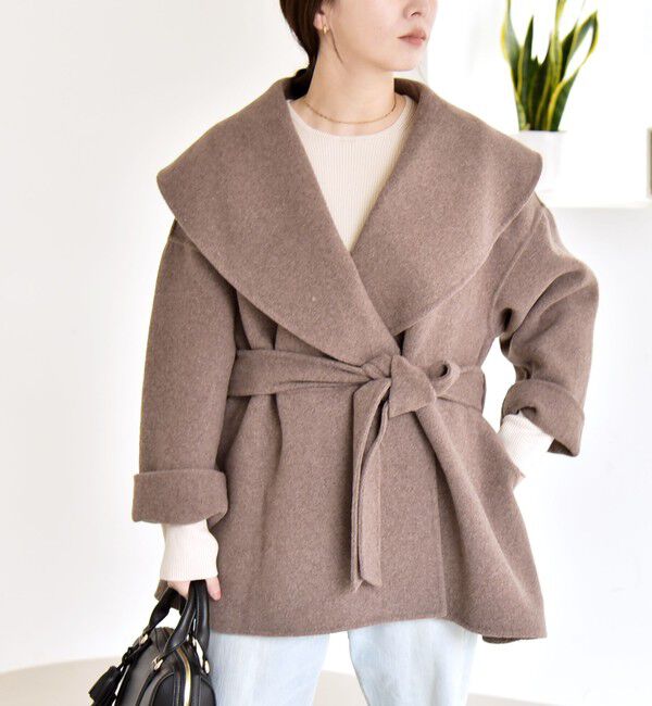 quaranciel「quaranciel: リバー ケープ ショート コート 25AW」|その他|