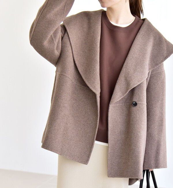 quaranciel「quaranciel: リバー ケープ ショート コート 25AW」|その他|