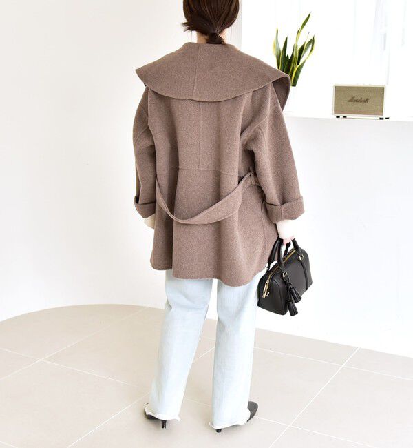 quaranciel「quaranciel: リバー ケープ ショート コート 25AW」|その他|