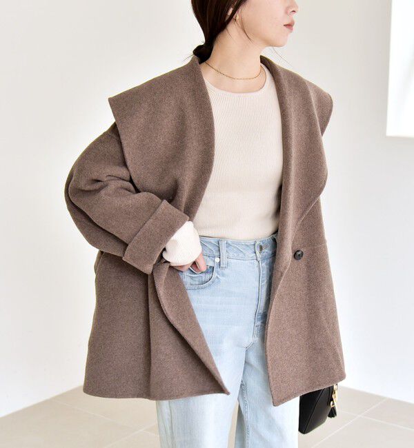 quaranciel「quaranciel: リバー ケープ ショート コート 25AW」|その他|