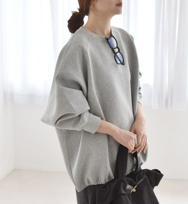 quaranciel「quaranciel:〈洗濯機可能〉ポンチ ドロスト ルーズ プルオーバー」|スウェット・ジャージ|