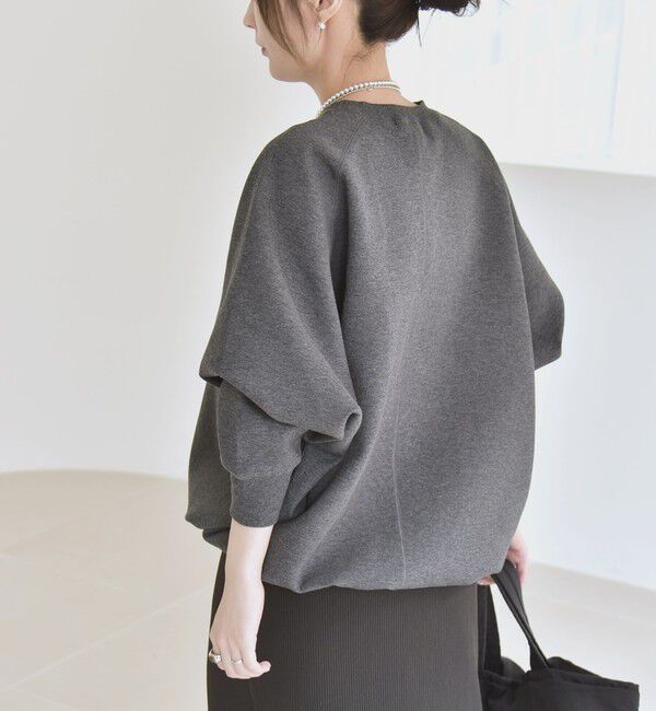 quaranciel「quaranciel:〈洗濯機可能〉ポンチ ドロスト ルーズ プルオーバー」|スウェット・ジャージ|