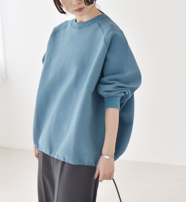 quaranciel「quaranciel:〈洗濯機可能〉ポンチ ドロスト ルーズ プルオーバー」|スウェット・ジャージ|