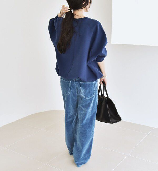 quaranciel「quaranciel:〈洗濯機可能〉ポンチ ドロスト ルーズ プルオーバー」|スウェット・ジャージ|