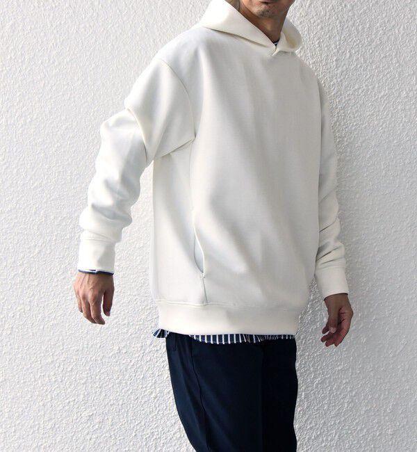 SHIPS any「SHIPS any: カラー ダンボール スナップ プルオーバー パーカー 25AW◇」|パーカー|