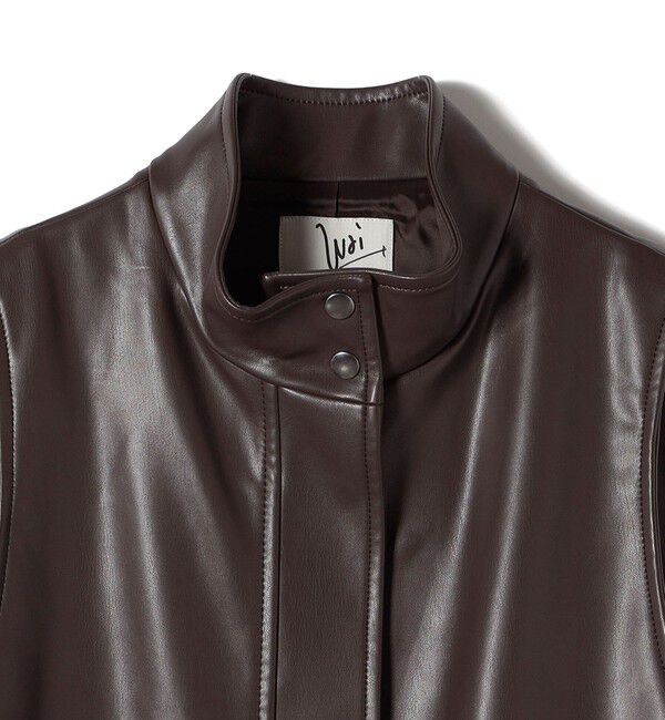 SHIPS for women「Wai＋:スタンドカラー ベスト」|ベスト・ジレ|