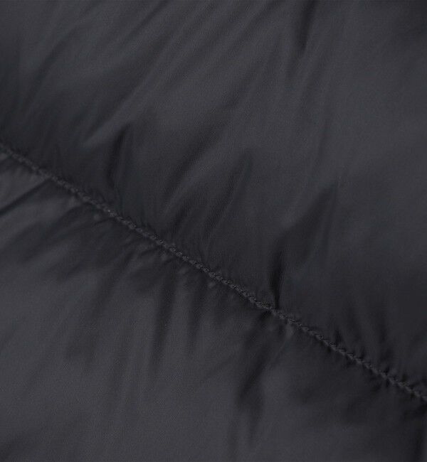 SHIPS「【WEB限定/SHIPS別注】TAION: ロゴワッペン ナイロン クルーネック インナーダウン カーディガン」|ダウン|