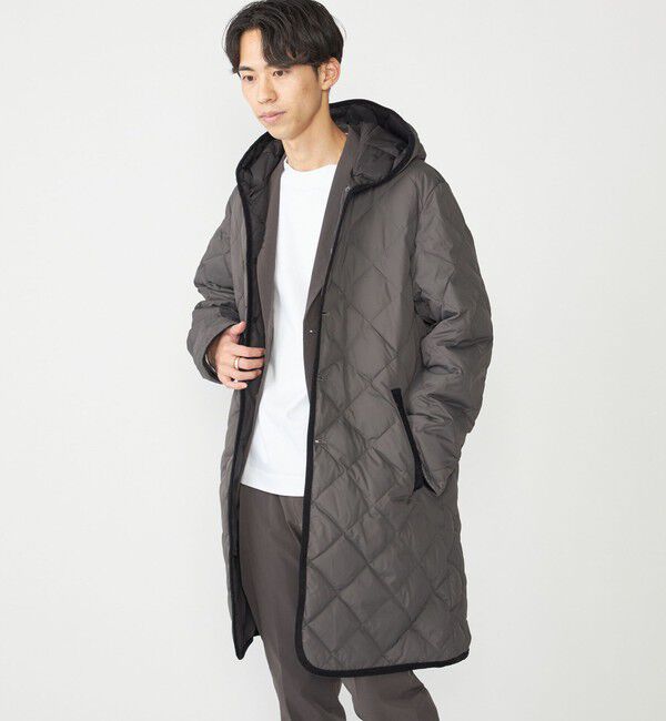 SHIPS「【WEB限定/SHIPS別注】TAION:〈手洗い可能〉ダウン キルティング フードコート」|ダウン|