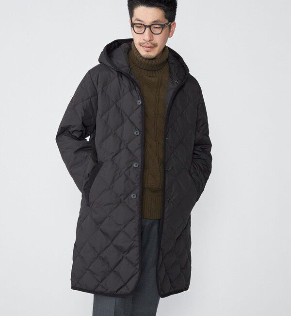 SHIPS「【WEB限定/SHIPS別注】TAION:〈手洗い可能〉ダウン キルティング フードコート」|ダウン|