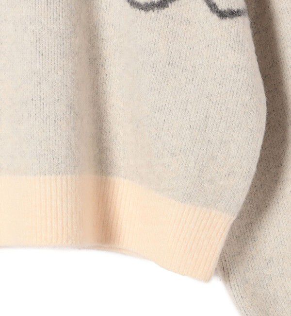 SHIPS for women「【WEB限定】〈手洗い可能〉ジャカード フラワー ニット プルオーバー」|ニット・セーター|