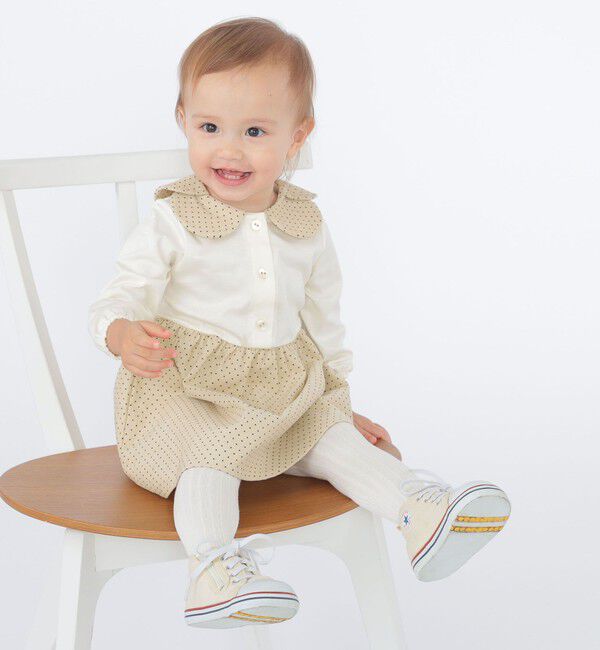 SHIPS KIDS「SHIPS KIDS:80～90cm / ドット カラー ワンピース」|ワンピース|