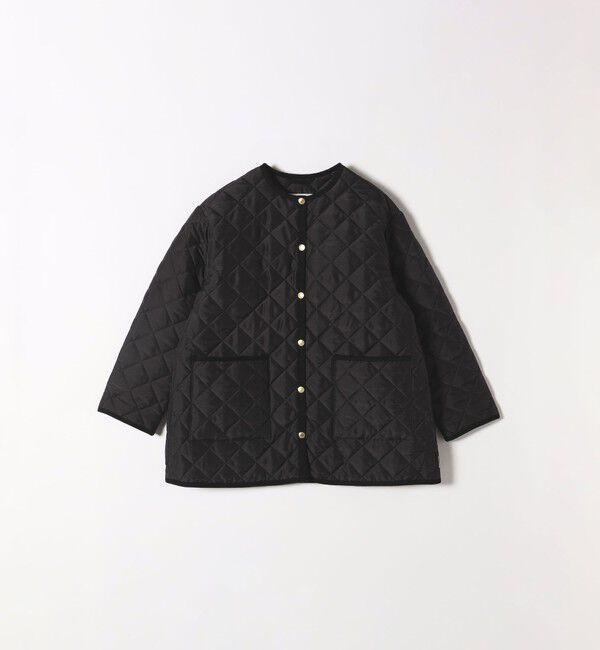 SHIPS any「Traditional Weatherwear: ARKLEY キルティング ミドル ノーカラー コート」|ノーカラーコート|