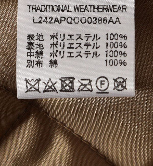 SHIPS any「Traditional Weatherwear: ARKLEY キルティング ミドル ノーカラー コート」|ノーカラーコート|