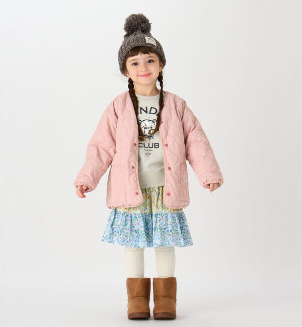 SHIPS Colors 「SHIPS Colors: 80～130cm / リバーシブル キルティング ボア ブルゾン」|ブルゾン・スタジャン|