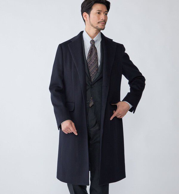 SHIPS「SHIPS: ウール/カシミヤ ロング チェスターコート」|チェスターコート|