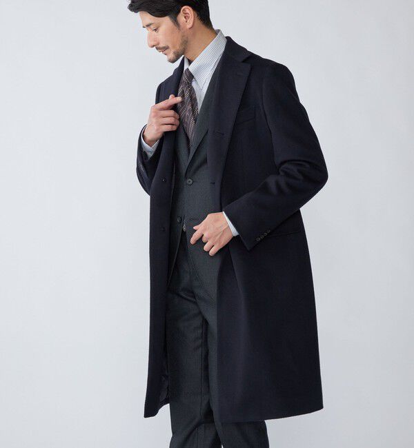 SHIPS「SHIPS: ウール/カシミヤ ロング チェスターコート」|チェスターコート|