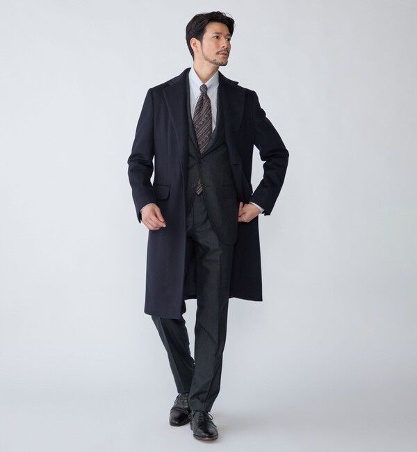SHIPS「SHIPS: ウール/カシミヤ ロング チェスターコート」|チェスターコート|