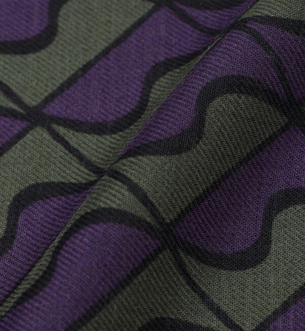 SHIPS「Vincenzo Miozza: ウェーブ スクエア スカーフ」|バンダナ・スカーフ|