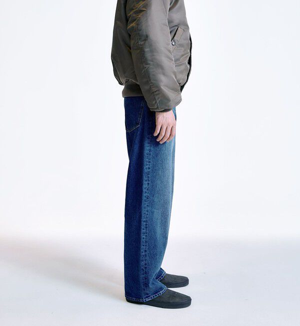 SHIPS「City Ambient Products: 12オンス ストレート バギー デニム パンツ」|デニム|