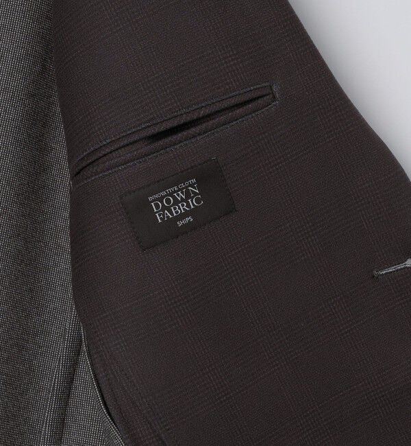 SHIPS「SHIPS: 〈セットアップ対応〉ダウンファブリック 2ボタン ジャケット」|スーツ|