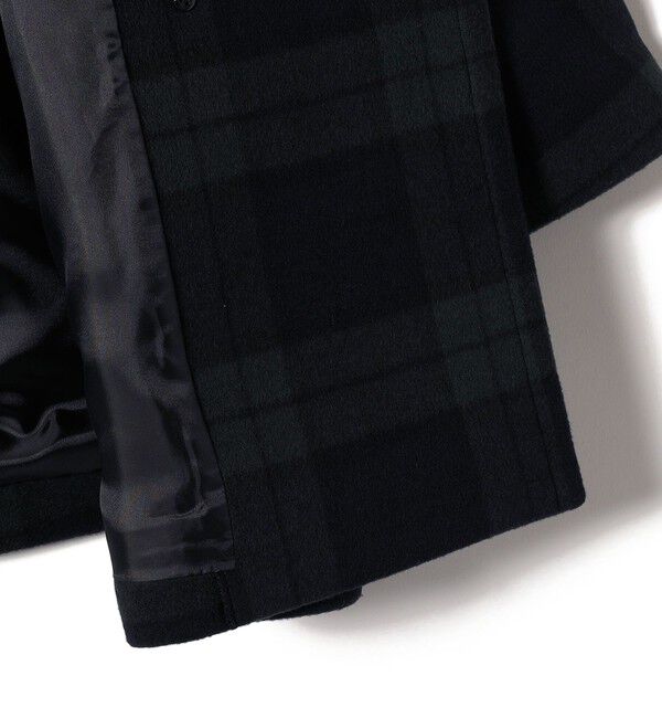 SHIPS for women「SHIPS Primary Navy Label:ブラックウォッチ Pコート」|ピーコート|