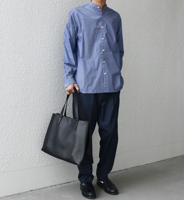 SHIPS any「SHIPS any: スプリット レザー トートバッグ (クラッチバッグ付き) 26SS◆」|トートバッグ|