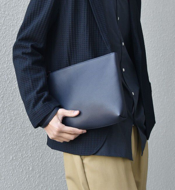 SHIPS any「SHIPS any: スプリット レザー トートバッグ (クラッチバッグ付き) 26SS◆」|トートバッグ|