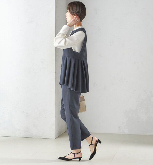 SHIPS for women「ダブル クロス ジレ （セレモニー対応可）」|ベスト・ジレ|