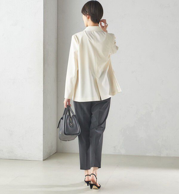 SHIPS for women「〈手洗い可能〉ツイル ダブル ジャケット（セットアップ対応）」|テーラードジャケット|