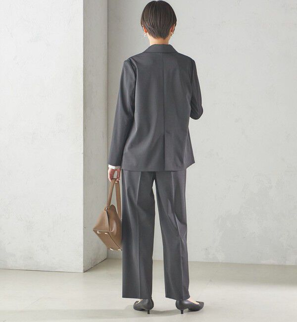 SHIPS for women「〈手洗い可能〉ツイル ダブル ジャケット（セットアップ対応）」|テーラードジャケット|