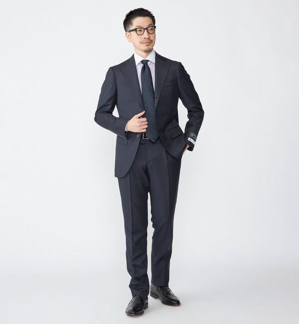 SHIPS「SHIPS: LUXURY DORMEUIL AMADEUS ピンストライプ スーツ」|スーツ|