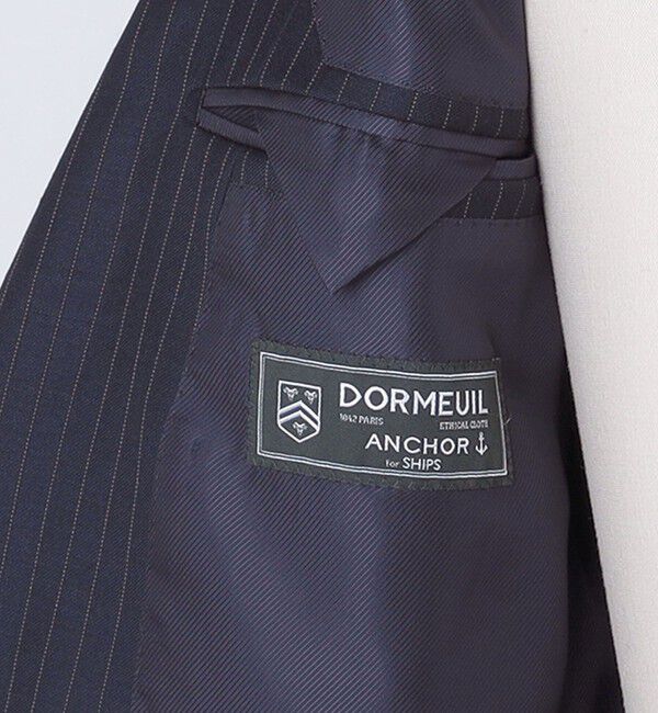 SHIPS「SHIPS: LUXURY DORMEUIL AMADEUS ピンストライプ スーツ」|スーツ|