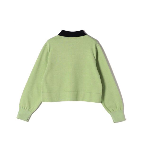 SHIPS for women「〈手洗い可能〉配色 ポロカラー プルオーバー」|ニット・セーター|