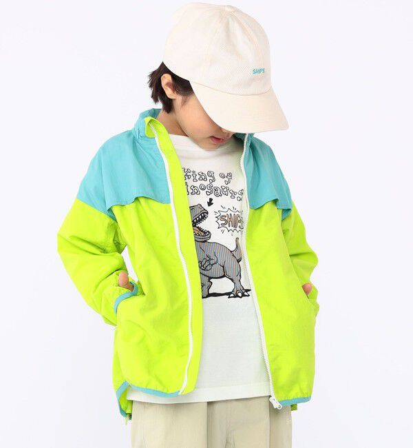 SHIPS KIDS「SHIPS KIDS:100～130cm /〈撥水〉ジップ パーカー」|アウトドア|