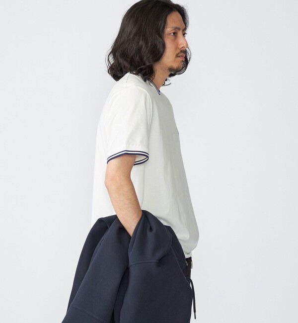SHIPS「【SHIPS別注】FRED PERRY: M1588 TWIN TIPPED Tシャツ」|Tシャツ・カットソー|