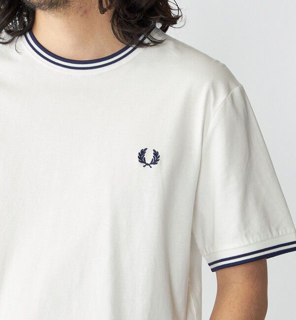 SHIPS「【SHIPS別注】FRED PERRY: M1588 TWIN TIPPED Tシャツ」|Tシャツ・カットソー|