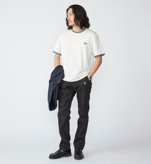 SHIPS「【SHIPS別注】FRED PERRY: M1588 TWIN TIPPED Tシャツ」|Tシャツ・カットソー|