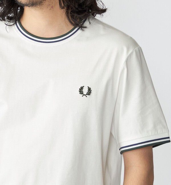 SHIPS「【SHIPS別注】FRED PERRY: M1588 TWIN TIPPED Tシャツ」|Tシャツ・カットソー|