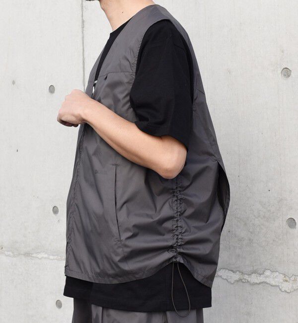 SHIPS any「SHIPS any:〈撥水加工〉DICROS スピンドル ゲーム ベスト(セットアップ対応)◇」|ダウンベスト・ベスト|