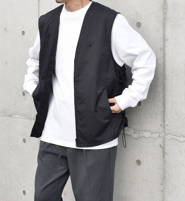 SHIPS any「SHIPS any:〈撥水加工〉DICROS スピンドル ゲーム ベスト(セットアップ対応)◇」|ダウンベスト・ベスト|