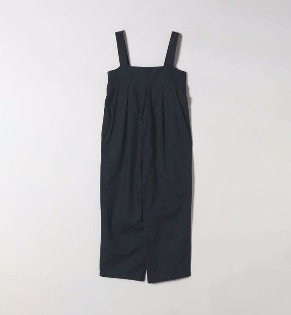 SHIPS any「SHIPS any:〈洗濯機可能〉リネン ミックス タック ワイド サロペット」|オールインワン|