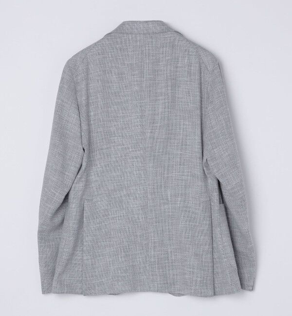 SHIPS「TAGLIATORE: メランジ グレー ホップサック ジャケット」|テーラードジャケット|