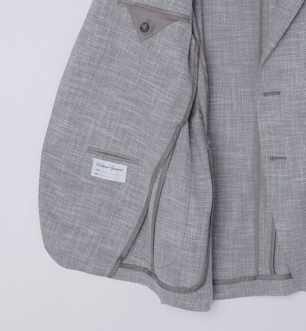 SHIPS「TAGLIATORE: メランジ グレー ホップサック ジャケット」|テーラードジャケット|