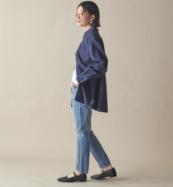 SHIPS for women「SHIPS NINE CASE:〈洗濯機可能〉レギュラーカラー シャツ」|シャツ・ブラウス|