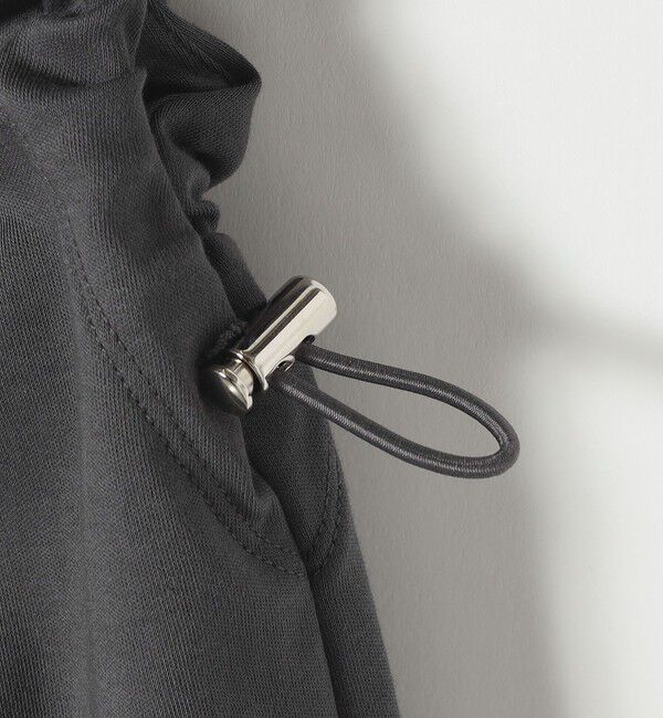 quaranciel「quaranciel:〈接触冷感/汗染み防止加工/洗濯機可能〉ドロスト ギャザー チュニック TEE」|Tシャツ・カットソー|