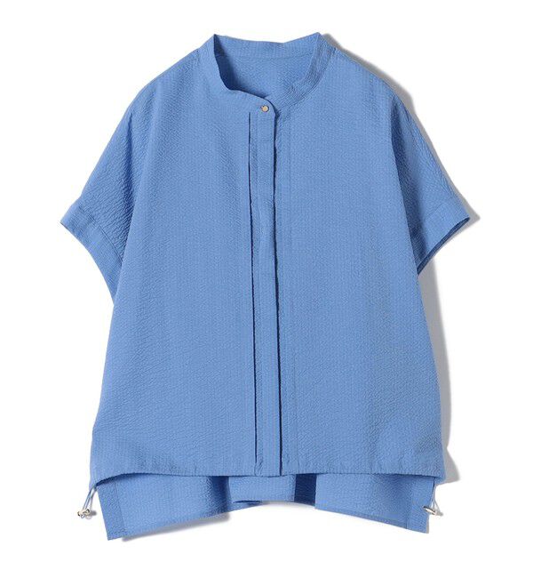 SHIPS for women「〈手洗い可能〉サッカー 裾 ドロスト ドルマン ブラウス」|シャツ・ブラウス|