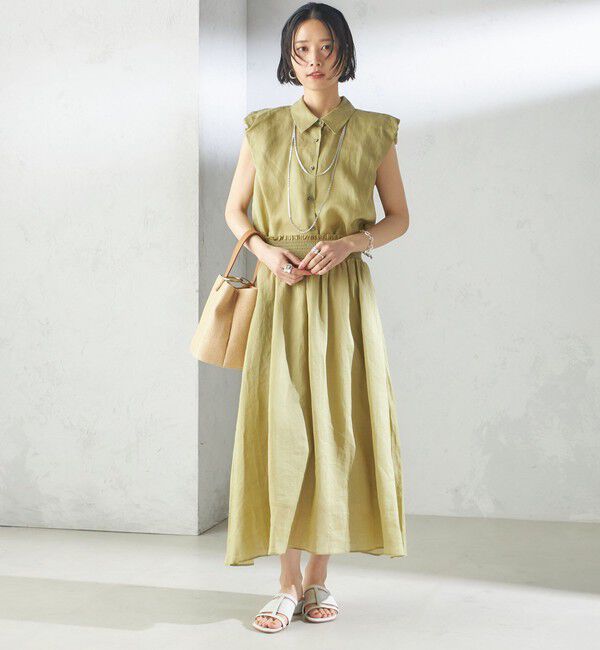 SHIPS for women「〈手洗い可能〉ラミー 4 ウエスト シャーリング スカート」|スカート|